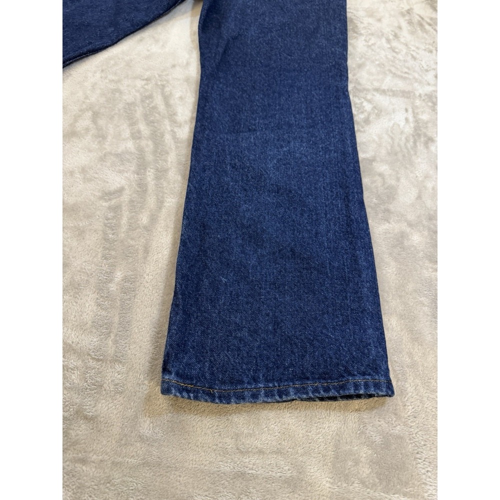Lee Mens Jeans 36x30 Blue Dark‎ Wash Regular Straight Western Normcore Workwear - Picture 12 of 16